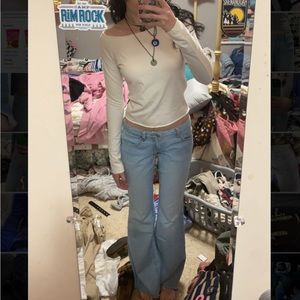 Pacsun low rise flare jeans